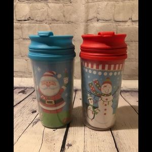 NWT set of 2 Design Your Own Mug travel mugs